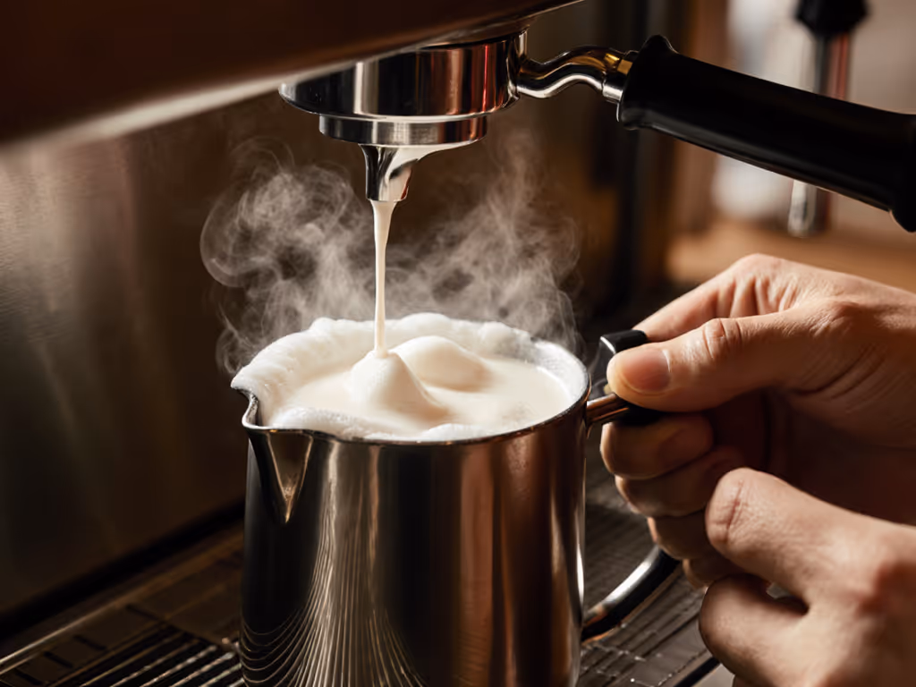 espresso machine steam wand technique