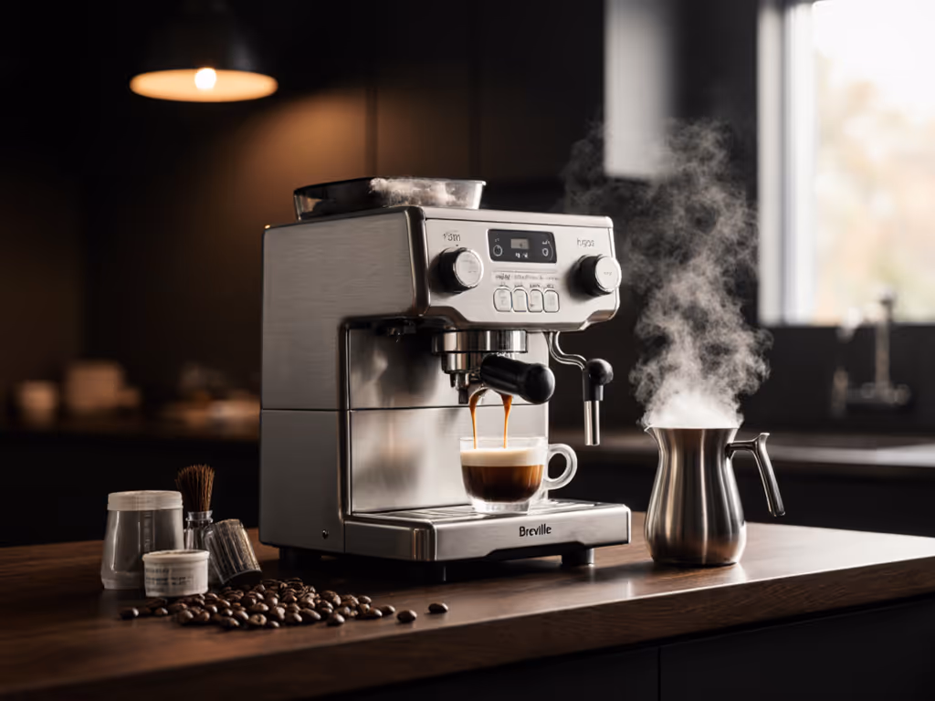 Breville Dual Boiler: Brew & Steam Perfectly Synced